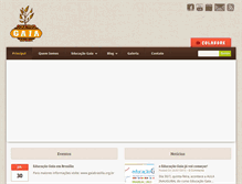 Tablet Screenshot of coletivogaiabrasilia.org